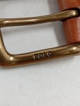 Vorschaubild 2 von Gürtel geflochten braun Vintage Gr. 85