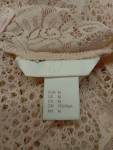 Vorschaubild 3 von Langarmshirt Spitze Blumenmuster Beige Gr. 38
