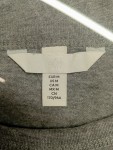 Vorschaubild 3 von T-Shirt Gr. 38 Grau Melange Basic Rundhals Kurzarm