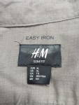 Vorschaubild 3 von Slim Fit Business Hemd Herren Gr. 52, XL Grau Langarm Easy Iron