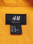 Vorschaubild 3 von Regular Fit Freizeithemd Herren Gr. 52, XL Orange Langarm Button-Down