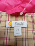 Vorschaubild 3 von Steppjacke Baby Mädchen Gr. 74 Pink Kapuze Teddy Applikation