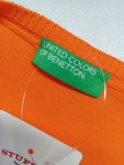 Vorschaubild 3 von United Colors Benetton Pullover V-Ausschnitt Orange Gr. 36