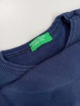 Vorschaubild 3 von United Colors Benetton Pullover Gr. 98 Blau Schriftzug