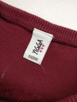 Vorschaubild 3 von Strickkleid Gr. 134 Bordeaux Zopfmuster