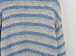 Vorschaubild 4 von Strickjacke Gr. 34 blau-rosa gestreift Oversized