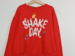 Vorschaubild 4 von United Colors Benetton Sweatshirt Gr. 150 Rot Pailletten