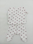 Vorschaubild 2 von Baby Set Gr. 56 Weiß Herzmuster Langarm