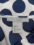 Vorschaubild 3 von Bluse Polka Dot Langarm Rundhals Gr. 36 Damen
