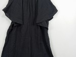 Vorschaubild 5 von Blusenkleid Gr. 36 schwarz Rüschenkragen V-Ausschnitt