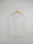 Vorschaubild 2 von T-Shirt Herzprint Weiß Gr. 38