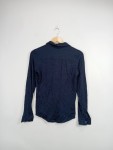 Vorschaubild 2 von Hemdbluse Dunkelblau Langarm Gr. 34