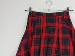 Vorschaubild 5 von Faltenrock Tartan kariert rot schwarz Gr. 34