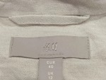 Vorschaubild 6 von Blazer Gr. 40 hellgrau meliert Viskose Leinen