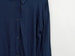 Vorschaubild 3 von Hemdbluse Langarm Dunkelblau Gr. 42 Klassisch