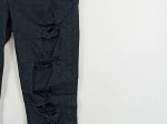 Vorschaubild 4 von High Waist Jeans Gr. 40 Schwarz Destroyed Look