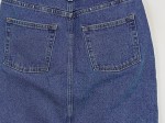 Vorschaubild 7 von Jeansrock Blau Destroyed Look Minirock Denim Gr. 38