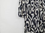 Vorschaubild 5 von Sommerkleid Zebra Muster Schwarz Weiß Gr. 36