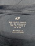Vorschaubild 3 von Langarmshirt Blau Basic Gr. 122 Baumwolle Jungen Mädchen