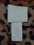 Vorschaubild 3 von Freizeitkleid Damen Gr. 36 S Braun Animal-Print Viskose V-Ausschnitt