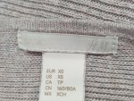 Vorschaubild 3 von Langarmshirt Damen Gr. 34 XS Grau Rippstrick Pullover Casual