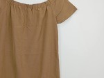 Vorschaubild 5 von Sommerkleid Braun Off-Shoulder Carmen-Ausschnitt Gr. 44