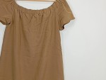 Vorschaubild 6 von Sommerkleid Braun Off-Shoulder Carmen-Ausschnitt Gr. 44