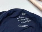 Vorschaubild 4 von Langarmshirt dunkelblau Gr. 170 Baumwolle Basic Shirt Jungen Mädchen