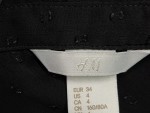 Vorschaubild 5 von Bluse ärmellos schwarz transparent gepunktet Gr. 34
