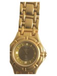 Vorschaubild 1 von Damen Armbanduhr Elegant Goldfarben Juwel Akzent Festlich Metall