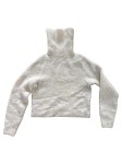 Vorschaubild 1 von Damen Rollkragen Pullover XS Weiß Alpaka