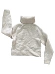 Vorschaubild 2 von Damen Rollkragen Pullover XS Weiß Alpaka