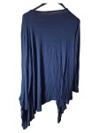 Vorschaubild 2 von Damen Strickjacke Cardigan Gr. 44/46 Schwarz Viskose Casual