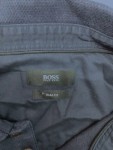 Vorschaubild 4 von Herren Langarm Poloshirt Blau Meliert Gr. 48 M Slim Fit