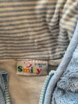 Vorschaubild 3 von Baby Fleecejacke Blau Gr. 50 Kapuze mit Ohren Reißverschluss
