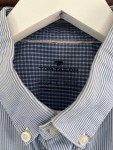 Vorschaubild 3 von Herren Business Hemd Kurzarm Gestreift Blau Gr. 52