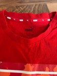 Vorschaubild 3 von Herren T-Shirt Rot Gr. L Kurzarm Sport Logo Print