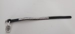 Vorschaubild 9 von Armband Damen Leder Schwarz Edelstahl Swarovski Kristalle 21, 5cm