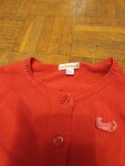 Vorschaubild 3 von Mädchen Strickjacke Rot Gr. 108, 110 Baumwolle
