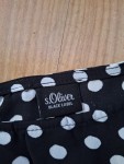 Vorschaubild 3 von Damen Bluse Schwarz Punkte Gr. 38 Polka Dot