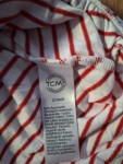 Vorschaubild 3 von Damen T-Shirt Gr. 40 L Rot Gestreift Maritim Hummer-Print