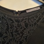 Vorschaubild 3 von Damen Cocktailkleid Schwarz Spitze Ärmellos Gr. 40 L Elegant
