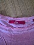 Vorschaubild 3 von Damen T-Shirt Rosa Gr. 36 S Kurzarm Casual Baumwolle Modal