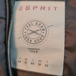 Vorschaubild 3 von Steppjacke Damen Grau Gr. 44 Kapuze Casual
