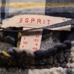 Vorschaubild 3 von Damen T-Shirt Kurzarm Kariert Mehrfarbig Gr. 38 M Baumwolle Casual