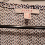 Vorschaubild 3 von Damen Bluse Gr. 40 L Mehrfarbig Langarm V-Ausschnitt Viskose Casual