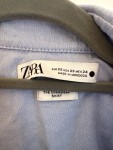 Vorschaubild 3 von Damen Hemdbluse Oversized Shirt Blau Gr. 34 XS Baumwolle Casual