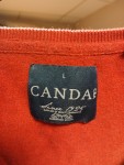 Vorschaubild 3 von Canda Herren Pullunder Gr. 50 L Rot V-Ausschnitt 100% Baumwolle Klassisch