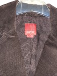 Vorschaubild 3 von Damen Cordjacke Blazer Braun Gr. 38 M Klassisch Baumwolle