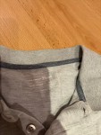 Vorschaubild 3 von Denim Poloshirt Herren Grau Gr. 52, XL Kurzarm Casual